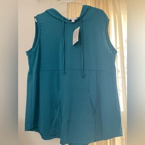 Solid turquoise Lularoe Brittany